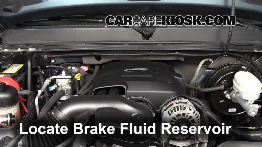 2007 GMC Sierra 1500 SLE 4.8L V8 Extended Cab Pickup (4 Door) Brake Fluid Add Fluid